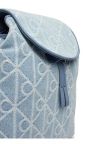 Calvin Klein Plecak Emblem Aop Denim Backpack LV04F3508G Niebieski. Kolor: niebieski. Materiał: materiał #5