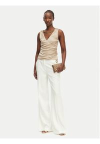 Marciano Guess Top G6GP11 K3617 Beżowy Slim Fit. Kolor: beżowy. Materiał: wiskoza #2