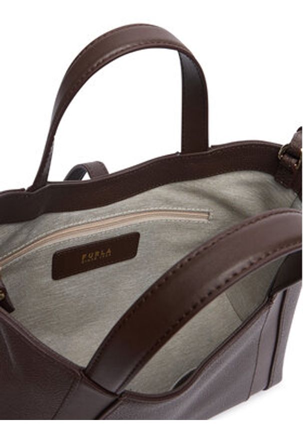 Furla Torebka Goccia S WB01789 BX3353 CN 2460S Brązowy ciemny. Kolor: brązowy. Materiał: skórzane