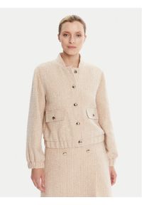 JOOP! Kurtka bomber 58 253J58Jewel 30047954 Beżowy Regular Fit. Kolor: beżowy. Materiał: syntetyk