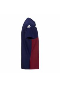 Kappa - Koszulka Union Bordeaux-Bègles Ayba 8 2024/25. Kolor: niebieski, wielokolorowy, brązowy