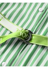 JOOP! Sukienka koszulowa 30042008 Zielony Regular Fit. Kolor: zielony. Materiał: bawełna. Typ sukienki: koszulowe