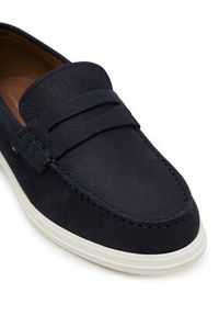TOMMY HILFIGER - Tommy Hilfiger Mokasyny Nubuck P Loafer FM0FM05350 Granatowy. Kolor: niebieski. Materiał: skóra, nubuk #6