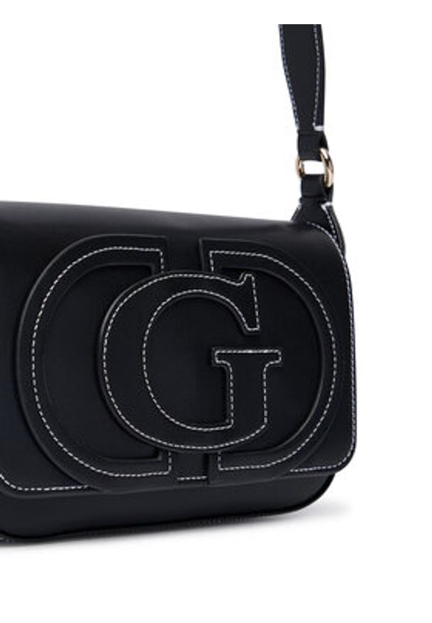 Guess Torebka Ruby HWVG97 40190 Czarny. Kolor: czarny. Materiał: skórzane