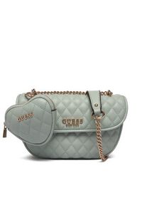 Guess Torebka Atabey HWQG98 94210 Niebieski. Kolor: niebieski. Materiał: skórzane #4