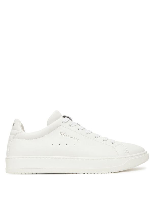 Replay - REPLAY Sneakersy GMZ3R.000.C0046L Biały. Kolor: biały. Materiał: skóra