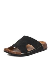 Go Soft Klapki CEO-W25701 Czarny. Kolor: czarny. Materiał: materiał #4
