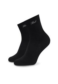 Karl Lagerfeld - KARL LAGERFELD Skarpety długie B1W47036 Czarny. Kolor: czarny. Materiał: bawełna #2