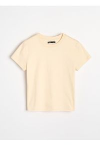 Sinsay - Bawełniana koszulka - yellow jeans. Materiał: bawełna, jeans #1