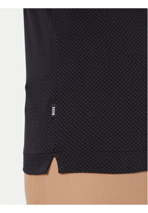 BOSS Polo H-Peduzzi 06 50549583 Czarny Regular Fit. Typ kołnierza: polo. Kolor: czarny. Materiał: bawełna