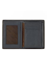 Wittchen - Męski portfel skórzany z rozcięciem. Kolor: niebieski, wielokolorowy, czarny. Materiał: skóra. Wzór: kolorowy #7