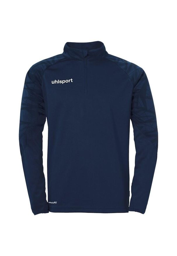 UHLSPORT - Długi rękaw z zamkiem 1/4 Koszulka Uhlsport Goal 25. Kolor: wielokolorowy, niebieski, czarny. Materiał: materiał. Długość rękawa: długi rękaw. Długość: długie