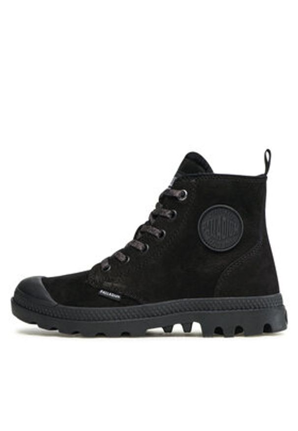 Palladium Trapery Pampa Hi Zip Wl 95982-010-M Czarny. Kolor: czarny. Materiał: skóra, nubuk
