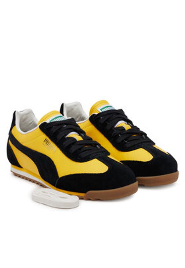 Puma Sneakersy Arizona Retro 402353 03 Żółty. Kolor: żółty. Materiał: skóra, zamsz