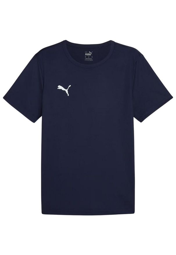 Puma - Męska Koszulka Meczowa TeamRise. Kolor: niebieski. Sport: turystyka piesza