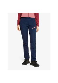 Spodnie softshell damskie Ziener Nabelle. Kolor: niebieski. Materiał: softshell. Sezon: zima. Sport: narciarstwo #1