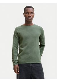 Jack & Jones - Jack&Jones Sweter Hill 12157321 Zielony Regular Fit. Kolor: zielony. Materiał: bawełna