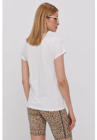Volcom T-shirt damski kolor biały. Okazja: na co dzień. Kolor: biały. Materiał: dzianina. Wzór: gładki. Styl: casual #4