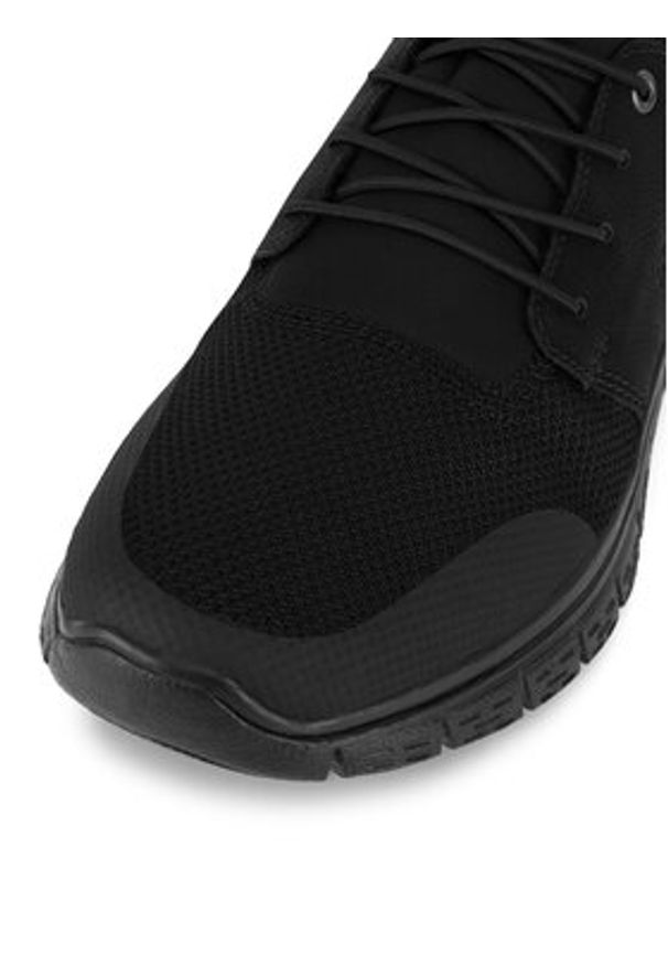 Rieker Sneakersy B6650-00 Czarny. Kolor: czarny. Materiał: materiał