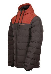 FUNDANGO - Kurtka uliczna męska Fundango Passat Padded. Kolor: czerwony, wielokolorowy, brązowy