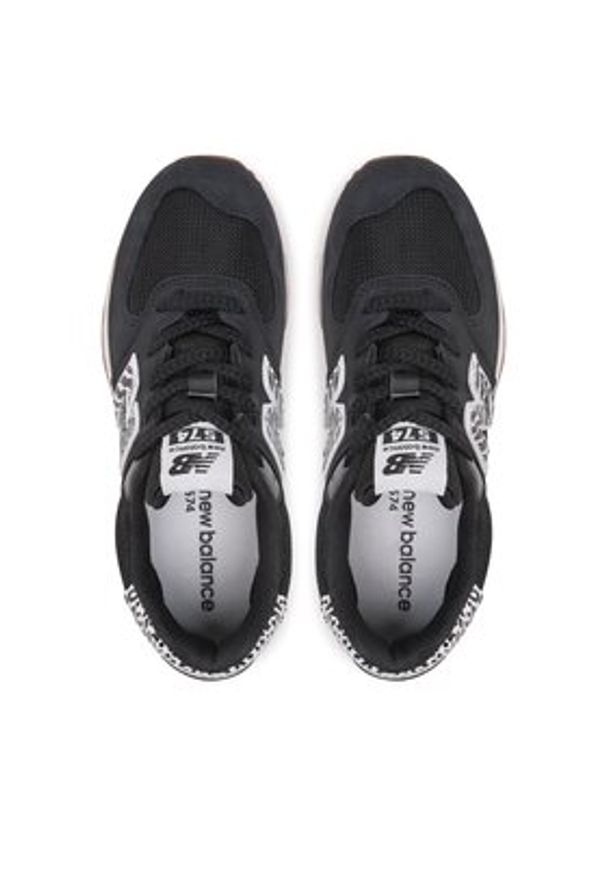 New Balance Sneakersy GC574AZ1 Czarny. Kolor: czarny. Materiał: materiał. Model: New Balance 574