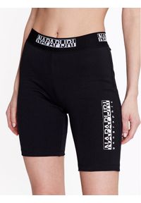 Napapijri Kolarki N-Box NP0A4GXJ Czarny Slim Fit. Kolor: czarny. Materiał: bawełna #1