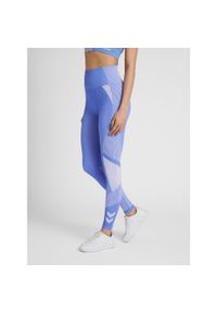Legginsy damskie Hummel MT Unite. Kolor: niebieski