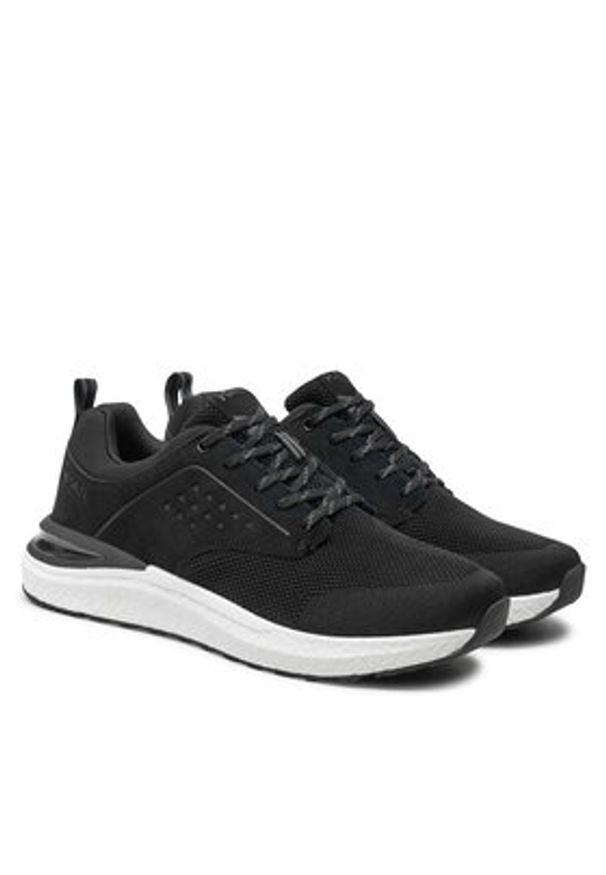 Halti Sneakersy Sahara 2 BX 054-2888 Czarny. Kolor: czarny. Materiał: skóra, zamsz