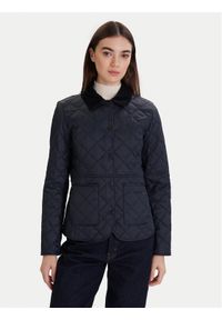 Barbour Kurtka przejściowa Deveron Quilted LQU1012NY71 Granatowy Regular Fit. Kolor: niebieski. Materiał: syntetyk #1
