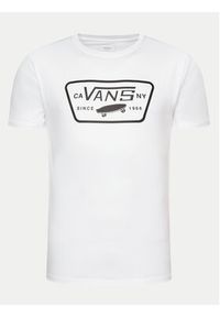 Vans T-Shirt Full Patch VN000QN8YB21 Biały Classic Fit. Kolor: biały. Materiał: bawełna #3