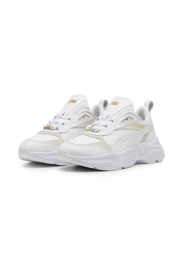 Buty Sportowe Damskie Puma Cassia Lux. Kolor: biały. Sport: turystyka piesza