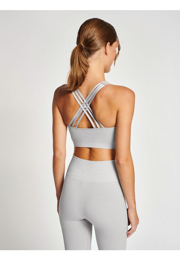 Hummel - Hmlmt Rest Seamless Rib Sport Top. Kolor: szary