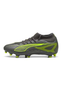 Puma - Buty piłkarskie męskie PUMA Ultra 5 Play+ FG/AG matte aged alert/puma aged. Kolor: szary. Sport: piłka nożna