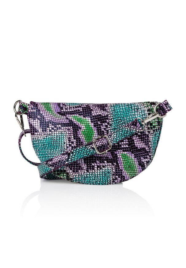 PAOLO PERUZZI - Skórzana saszetka nerka damska Paolo Peruzzi Z-15-A. Materiał: skórzane