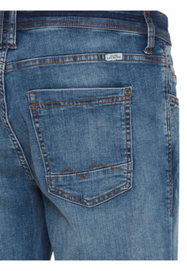Blend Szorty jeansowe 20715430 Niebieski Regular Fit. Kolor: niebieski. Materiał: bawełna, jeans