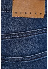 Sisley Jeansy Dover męskie. Okazja: na co dzień. Kolor: niebieski. Styl: casual #4