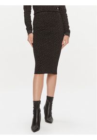 Liu Jo Spódnica ołówkowa MF3169 MA49I Czarny Slim Fit. Kolor: czarny. Materiał: wiskoza