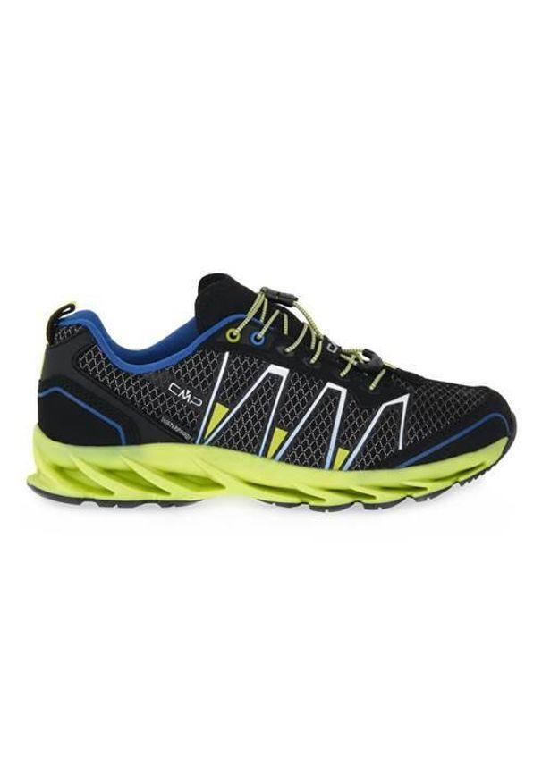 Buty trekkingowe dla dzieci CMP Altak Trail. Zapięcie: sznurówki. Kolor: wielokolorowy, czarny. Materiał: guma, materiał, tkanina, syntetyk. Szerokość cholewki: normalna
