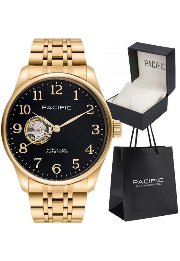 Perfect - Zegarek męski PACIFIC SARMAT-1701-04B AUTOMATYCZNY MECHANIZM
