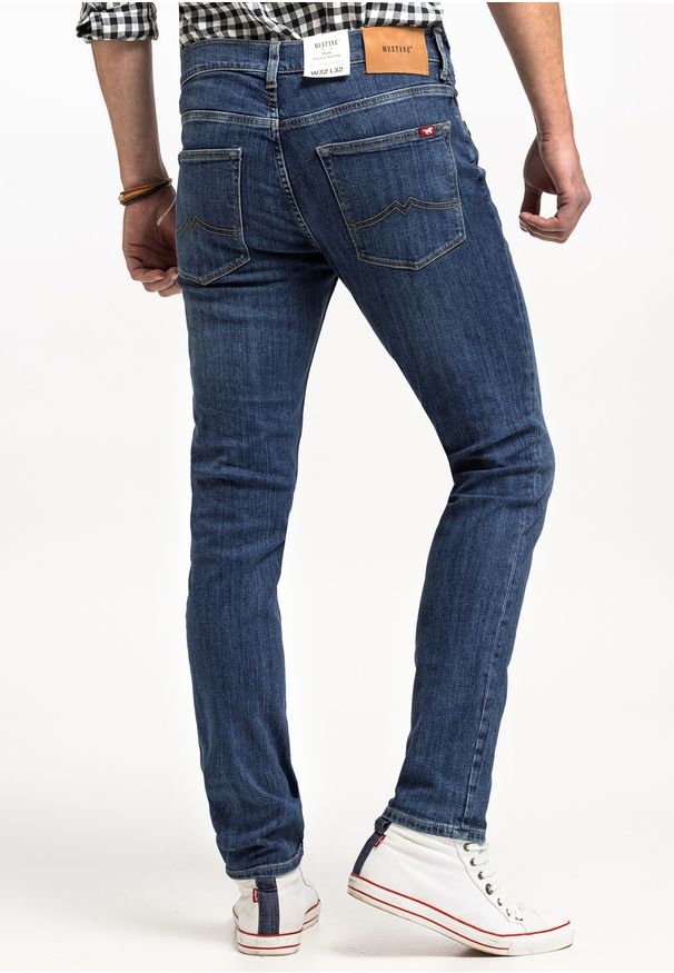 Mustang - MUSTANG FRISCO SKINNY MĘSKIE SPODNIE JEANSOWE JEANSY DŻINSY DENIM BLUE 1015049 5000 883