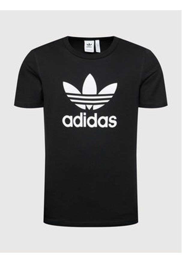 Adidas - adidas T-Shirt adicolor Classics Trefoil H06642 Czarny Regular Fit. Kolor: czarny. Materiał: bawełna