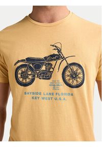 Petrol Industries T-Shirt M-1050-TSR707 Żółty Regular Fit. Kolor: żółty. Materiał: bawełna #6