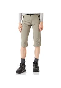 Spodnie trekkingowe 3/4 damskie CMP Capri. Kolor: zielony. Materiał: elastan, poliester. Sport: turystyka piesza