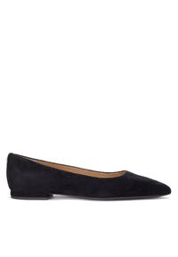 Lauren Ralph Lauren - LAUREN RALPH LAUREN Baleriny 802871265008 Czarny. Kolor: czarny. Materiał: zamsz, skóra