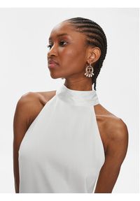 YAS Sukienka koktajlowa Dottea 26032326 Biały Slim Fit. Kolor: biały. Materiał: syntetyk. Styl: wizytowy #6