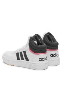 Adidas - adidas Sneakersy Hoops 3.0 GW5455 Biały. Kolor: biały. Materiał: materiał