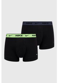 Nike bokserki (2-pack) męska kolor czarny. Kolor: czarny