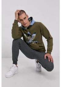 Adidas - adidas - Spodnie. Okazja: na co dzień. Kolor: szary. Styl: casual #5