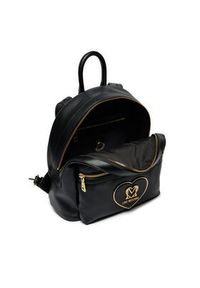 Love Moschino - LOVE MOSCHINO Plecak JC4123PP1LLB0000 Czarny. Kolor: czarny. Materiał: skóra