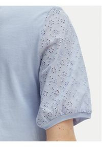 Vero Moda Bluzka Janni 10340706 Błękitny Regular Fit. Kolor: niebieski. Materiał: bawełna #2